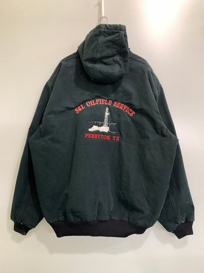 【現状渡し品】【メンズ】 CARHARTT カーハート ACTIVE JACKET アクティブ ジャケット ジップアップ アウター 146-261028-hu-20-min サイズ：3XL カラー：ブラック 万代Net店