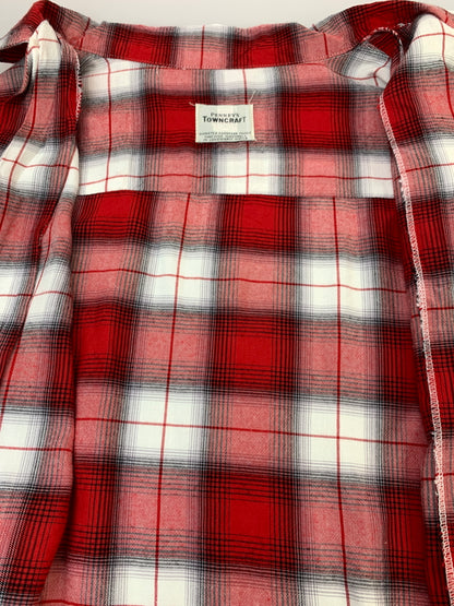 【中古品】【メンズ】 PENNYS TOWNCRAFT ペニーズ タウンクラフト 60S PLAID LS SHIRT 60年代 プレイド ロング スリーブ シャツ ヴィンテージ 長袖シャツ 146-261028-hu-34-min サイズ：表記なしのため不明 カラー：レッド（チェック） 万代Net店