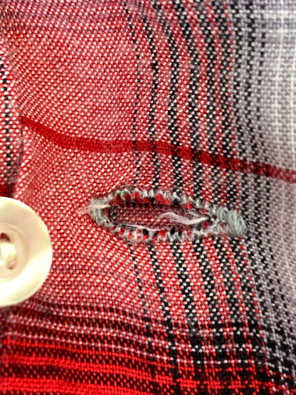 【中古品】【メンズ】 PENNYS TOWNCRAFT ペニーズ タウンクラフト 60S PLAID LS SHIRT 60年代 プレイド ロング スリーブ シャツ ヴィンテージ 長袖シャツ 146-261028-hu-34-min サイズ：表記なしのため不明 カラー：レッド（チェック） 万代Net店