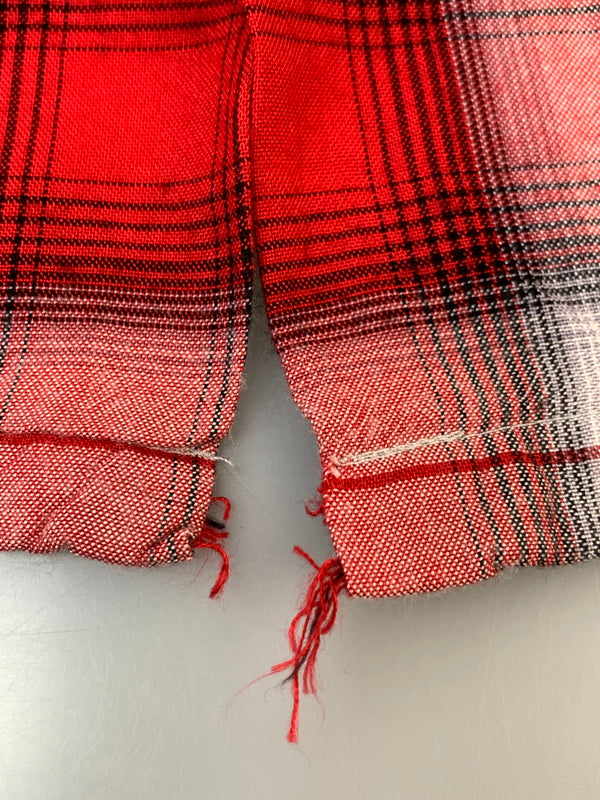 【中古品】【メンズ】 PENNYS TOWNCRAFT ペニーズ タウンクラフト 60S PLAID LS SHIRT 60年代 プレイド ロング スリーブ シャツ ヴィンテージ 長袖シャツ 146-261028-hu-34-min サイズ：表記なしのため不明 カラー：レッド（チェック） 万代Net店