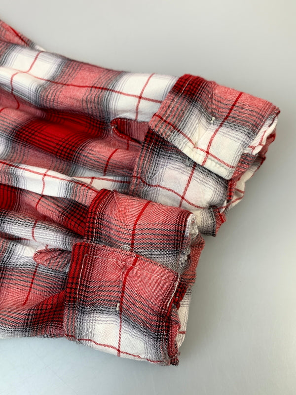 【中古品】【メンズ】 PENNYS TOWNCRAFT ペニーズ タウンクラフト 60S PLAID LS SHIRT 60年代 プレイド ロング スリーブ シャツ ヴィンテージ 長袖シャツ 146-261028-hu-34-min サイズ：表記なしのため不明 カラー：レッド（チェック） 万代Net店