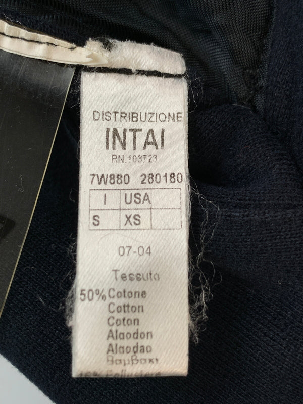 【中古品】【メンズ】 EMPORIO ARMANI エンポリオ アルマーニ REVERSIBLE TRACK JACKET リバーシブル トラック ジャケット アウター 141-261028-hu-45-min サイズ：XS カラー：ブラック（ストライプ）/ネイビー 万代Net店