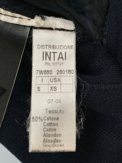 【中古品】【メンズ】 EMPORIO ARMANI エンポリオ アルマーニ REVERSIBLE TRACK JACKET リバーシブル トラック ジャケット アウター 141-261028-hu-45-min サイズ：XS カラー：ブラック（ストライプ）/ネイビー 万代Net店