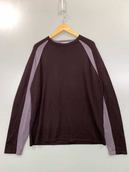 【ジャンク品】【メンズ】 CALVIN KLEIN カルバンクライン SWEATER セーター ニット トップス 141-261027-hu-38-min サイズ：タグなしのため不明 カラー：パープル系 万代Net店