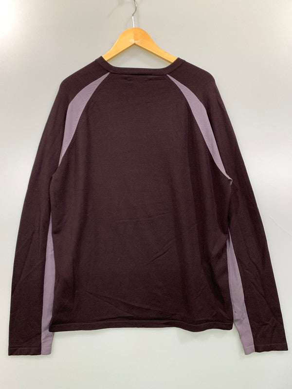 【ジャンク品】【メンズ】 CALVIN KLEIN カルバンクライン SWEATER セーター ニット トップス 141-261027-hu-38-min サイズ：タグなしのため不明 カラー：パープル系 万代Net店