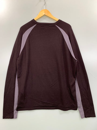 【ジャンク品】【メンズ】 CALVIN KLEIN カルバンクライン SWEATER セーター ニット トップス 141-261027-hu-38-min サイズ：タグなしのため不明 カラー：パープル系 万代Net店