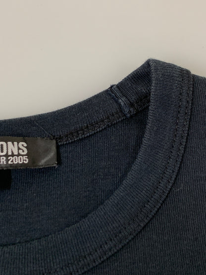 【中古品】【メンズ】 RAF SIMONS ラフシモンズ 05SS HISTORY OF THE WORLD期 S S TEE 半袖Tシャツ シュートスリーブ 141-261024-ta-04-min サイズ：48 カラー：ブラック 万代Net店