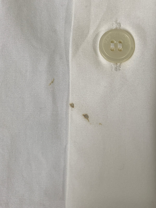【現状渡し品】【メンズ】 RAF SIMONS ラフシモンズ 09AW REGULAR SHIRT レギュラーシャツ 長袖シャツ ロングスリーブシャツ 141-261024-ta-05-min サイズ：46 カラー：ホワイト 万代Net店