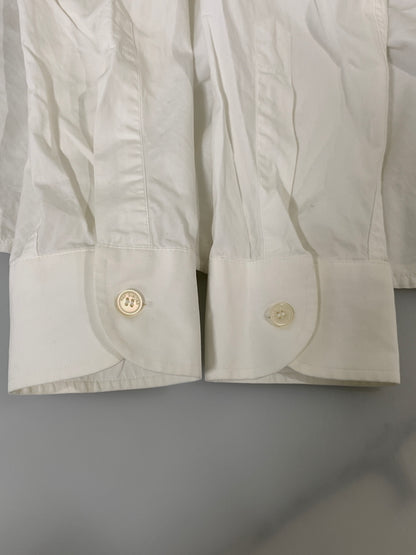 【現状渡し品】【メンズ】 RAF SIMONS ラフシモンズ 09AW REGULAR SHIRT レギュラーシャツ 長袖シャツ ロングスリーブシャツ 141-261024-ta-05-min サイズ：46 カラー：ホワイト 万代Net店