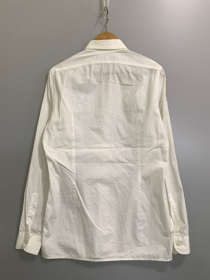 【現状渡し品】【メンズ】 RAF SIMONS ラフシモンズ 09AW REGULAR SHIRT レギュラーシャツ 長袖シャツ ロングスリーブシャツ 141-261024-ta-05-min サイズ：46 カラー：ホワイト 万代Net店