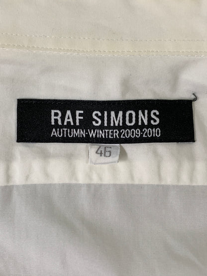 【現状渡し品】【メンズ】 RAF SIMONS ラフシモンズ 09AW REGULAR SHIRT レギュラーシャツ 長袖シャツ ロングスリーブシャツ 141-261024-ta-05-min サイズ：46 カラー：ホワイト 万代Net店
