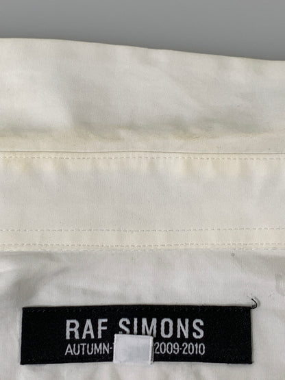 【現状渡し品】【メンズ】 RAF SIMONS ラフシモンズ 09AW REGULAR SHIRT レギュラーシャツ 長袖シャツ ロングスリーブシャツ 141-261024-ta-05-min サイズ：46 カラー：ホワイト 万代Net店