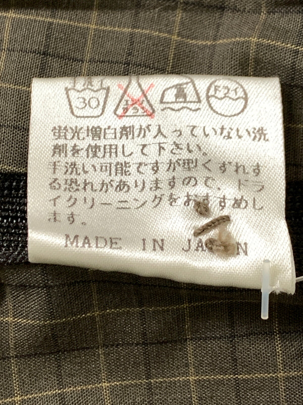 【中古品】【メンズ】 UNDERCOVER アンダーカバー 98-99AW EXCHANGE期 SMALL PARTS LS SHIRT スモール パーツ ロング スリーブ シャツ 長袖シャツ トップス 140-261028-hu-16-min カラー：ブラウン系（チェック柄） 万代Net店