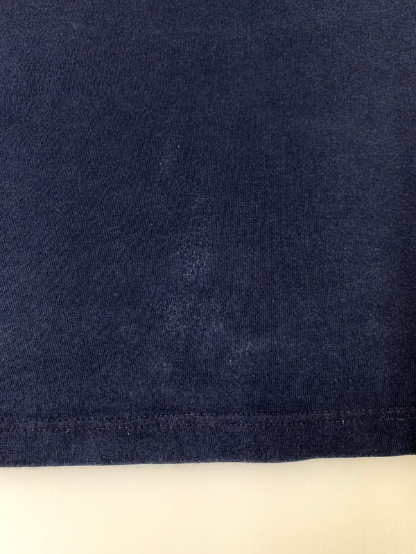 【中古品】【メンズ】 MAISON MARTIN MARGIELA メゾン マルタン マルジェラ 11AW DOCKING TEE ドッキング ティー 半袖 Tシャツ ショートスリーブ 141-261028-hu-14-min サイズ：44 カラー：ネイビー 万代Net店