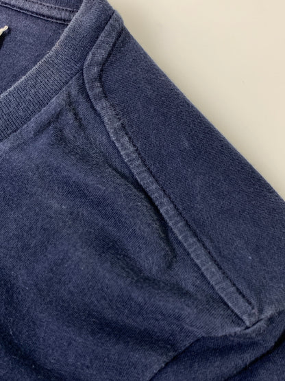 【中古品】【メンズ】 MAISON MARTIN MARGIELA メゾン マルタン マルジェラ 11AW DOCKING TEE ドッキング ティー 半袖 Tシャツ ショートスリーブ 141-261028-hu-14-min サイズ：44 カラー：ネイビー 万代Net店