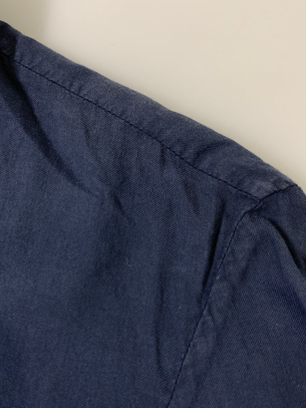 【中古品】【メンズ】 MAISON MARTIN MARGIELA メゾンマルタンマルジェラ S S SHIRT 半袖シャツ ショートスリーブシャツ 141-261024-ta-08-min サイズ：44 カラー：ネイビー 万代Net店