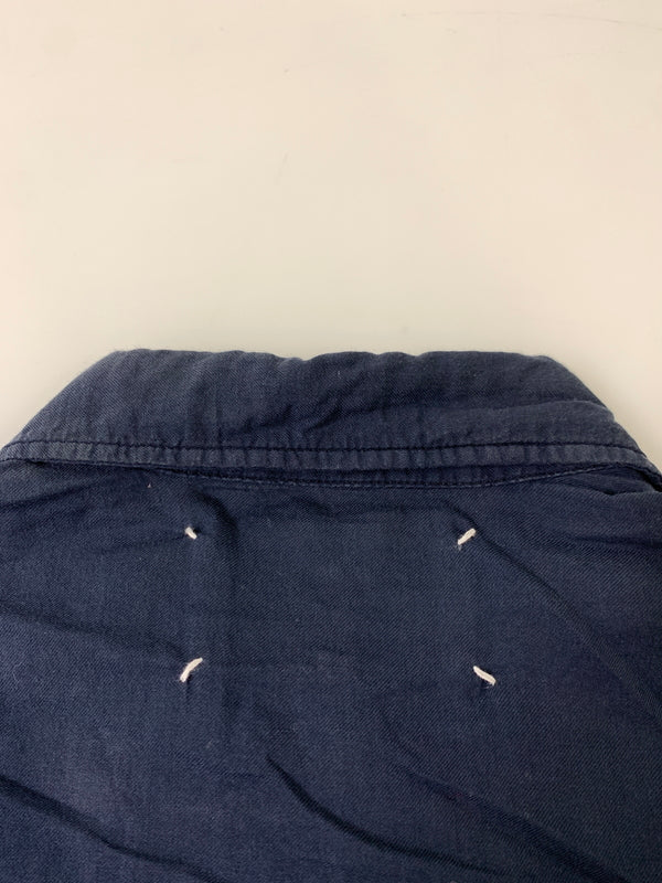 【中古品】【メンズ】 MAISON MARTIN MARGIELA メゾンマルタンマルジェラ S S SHIRT 半袖シャツ ショートスリーブシャツ 141-261024-ta-08-min サイズ：44 カラー：ネイビー 万代Net店