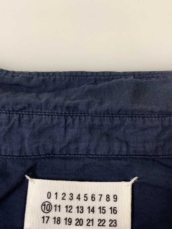 【中古品】【メンズ】 MAISON MARTIN MARGIELA メゾンマルタンマルジェラ S S SHIRT 半袖シャツ ショートスリーブシャツ 141-261024-ta-08-min サイズ：44 カラー：ネイビー 万代Net店