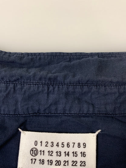 【中古品】【メンズ】 MAISON MARTIN MARGIELA メゾンマルタンマルジェラ S S SHIRT 半袖シャツ ショートスリーブシャツ 141-261024-ta-08-min サイズ：44 カラー：ネイビー 万代Net店