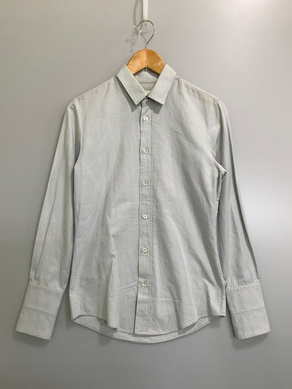 【現状渡し品】【メンズ】 MAISON MARTIN MARGIELA メゾン マルタンマルジェラ S30DL0277 LS COTTON SHIRT 長袖シャツ ロングスリーブシャツ 141-261024-ta-03-min サイズ：44 カラー：グレー系 万代Net店