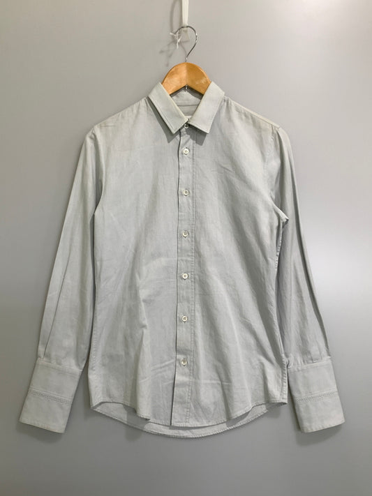 【現状渡し品】【メンズ】 MAISON MARTIN MARGIELA メゾン マルタンマルジェラ S30DL0277 LS COTTON SHIRT 長袖シャツ ロングスリーブシャツ 141-261024-ta-03-min サイズ：44 カラー：グレー系 万代Net店