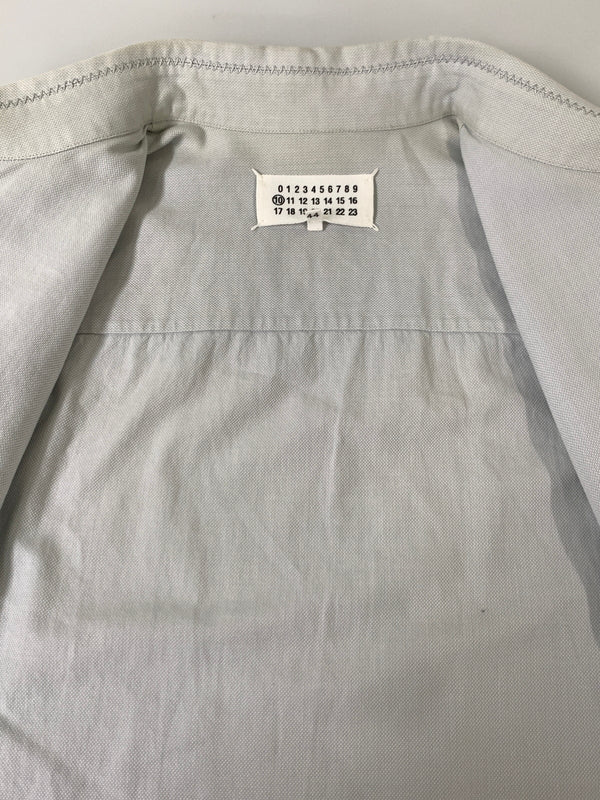 【現状渡し品】【メンズ】 MAISON MARTIN MARGIELA メゾン マルタンマルジェラ S30DL0277 LS COTTON SHIRT 長袖シャツ ロングスリーブシャツ 141-261024-ta-03-min サイズ：44 カラー：グレー系 万代Net店
