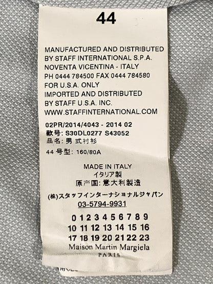 【現状渡し品】【メンズ】 MAISON MARTIN MARGIELA メゾン マルタンマルジェラ S30DL0277 LS COTTON SHIRT 長袖シャツ ロングスリーブシャツ 141-261024-ta-03-min サイズ：44 カラー：グレー系 万代Net店