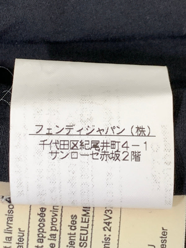 【中古品】【メンズ】 FENDI フェンディ ZUCCA LONG COAT ロングコート ステンカラーコート アウター 141-261024-ta-06-min サイズ：44 カラー：ブラック 万代Net店