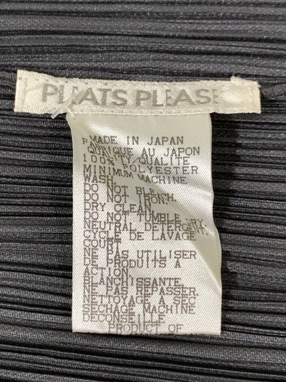 【中古美品】【レディース】 PLEATS PLEASE ISSEY MIYAKE プリーツ プリーズ イッセイミヤケ PP04-J0607 PLEATS CARDIGAN プリーツカーディガン トップス 171-261024-ta-17-min サイズ：3 カラー：グレー系 万代Net店