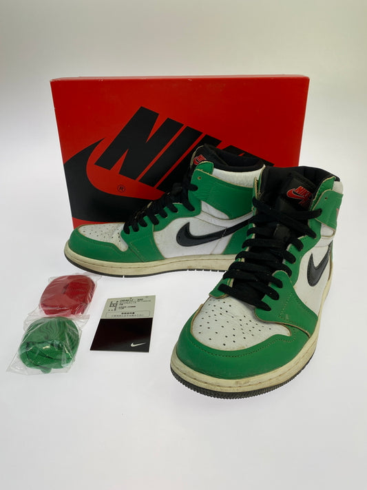 【中古品】【メンズ】 NIKE ナイキ WMNS AIR JORDAN 1 HIGH OG ウィメンズ エアジョーダン 1ハイOG DB4612-300 靴 シューズ スニーカー 160-261026-hu-02-min カラー：LUCKY GREEN/BLACK-WHITE-SAIL 万代Net店