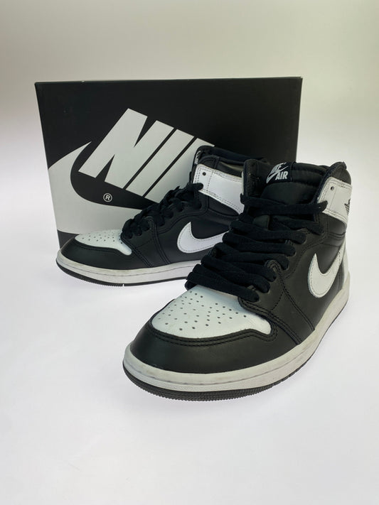 【中古品】【メンズ】 NIKE ナイキ AIR JORDAN 1 RETRO HIGH OG エアジョーダン1レトロハイOG DZ5485-010 スニーカー 靴 シューズ 160-261026-hu-01-min カラー：BLACK/WHITE-WHITE 万代Net店