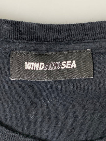 【中古品】【メンズ】 WIND AND SEA ウィンダンシー HOLOGRAM LOGO TEE ホログラムロゴ Tシャツ 半袖 ショートスリーブ トップス 142-261027-hu-29-min サイズ：表記なし不明 カラー：ブラック 万代Net店