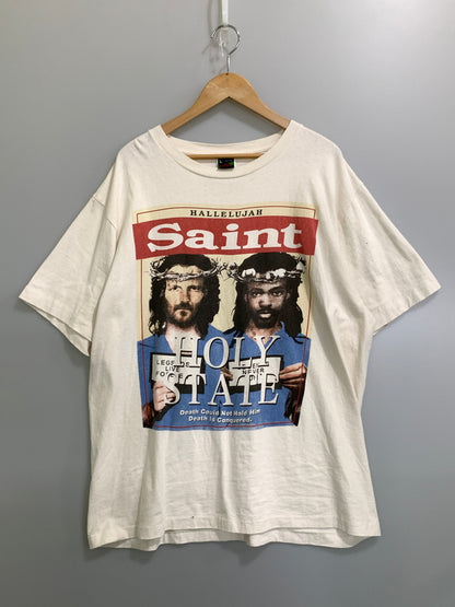 【現状渡し品】【メンズ】 SAINT MICHAEL×DENIM TEARS セントマイケル デニムティアーズ SS TEE HOLY STATE 半袖Tシャツ ショートスリーブTEE 142-261024-ta-13-min サイズ：L カラー：ホワイト 万代Net店
