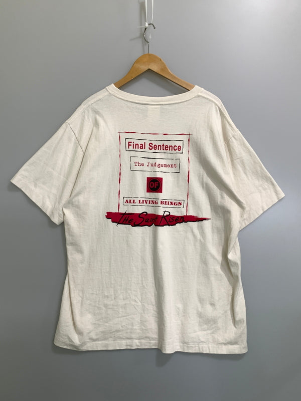 【現状渡し品】【メンズ】 SAINT MICHAEL×DENIM TEARS セントマイケル デニムティアーズ SS TEE HOLY STATE 半袖Tシャツ ショートスリーブTEE 142-261024-ta-13-min サイズ：L カラー：ホワイト 万代Net店