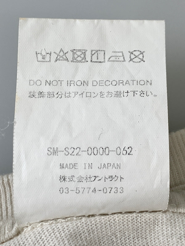 【現状渡し品】【メンズ】 SAINT MICHAEL×DENIM TEARS セントマイケル デニムティアーズ SS TEE HOLY STATE 半袖Tシャツ ショートスリーブTEE 142-261024-ta-13-min サイズ：L カラー：ホワイト 万代Net店