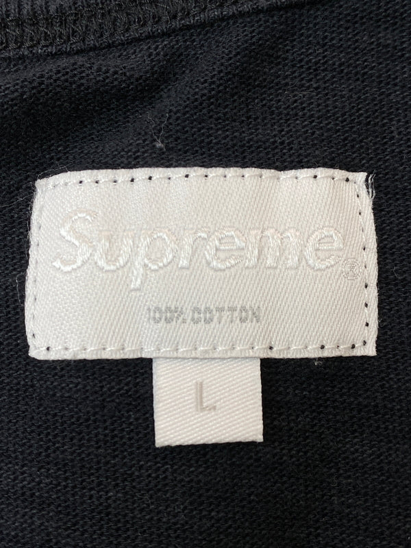 【中古品】【メンズ】 SUPREME シュプリーム LOGO TANKTOP ロゴ タンクトップ メンズ トップス 149-261030-em-48-min サイズ：Ｌ カラー：ブラック 万代Net店