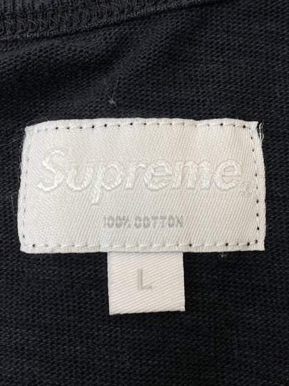 【中古品】【メンズ】 SUPREME シュプリーム LOGO TANKTOP ロゴ タンクトップ メンズ トップス 149-261030-em-48-min サイズ：Ｌ カラー：ブラック 万代Net店