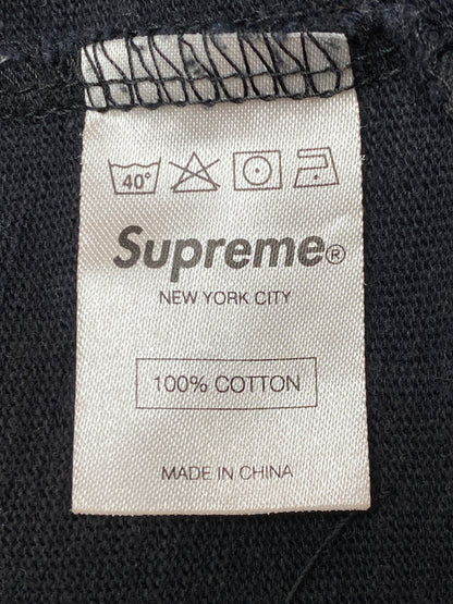 【中古品】【メンズ】 SUPREME シュプリーム LOGO TANKTOP ロゴ タンクトップ メンズ トップス 149-261030-em-48-min サイズ：Ｌ カラー：ブラック 万代Net店