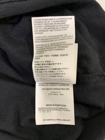 【中古品】【メンズ】 OFF-WHITE オフホワイト GRADATION ARROW LS TEE グラデーションアロー ロングスリーブ Tシャツ 長袖 トップス 142-261027-hu-32-min サイズ：L カラー：ブラック 万代Net店
