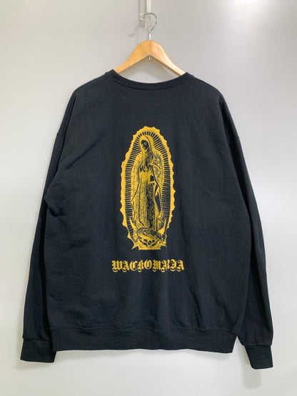 【中古品】【メンズ】 WACKO MARIA MARIA ワコマリア CREWNECK SWEATSHIRT クルーネック スウェットシャツ トップス トレーナー 142-261024-ta-11-min サイズ：XL カラー：ブラック 万代Net店