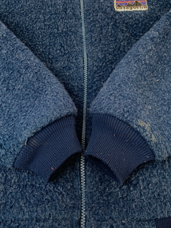 【現状渡し品】【メンズ】 PATAGONIA パタゴニア 70S 白タグ前期 FLEECE JACKET 70年代 白タグ前期 フリース ジャケット ボア アウター ヴィンテージ 144-261028-hu-39-min サイズ：XS カラー：ブルー 万代Net店