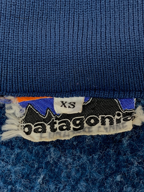 【現状渡し品】【メンズ】 PATAGONIA パタゴニア 70S 白タグ前期 FLEECE JACKET 70年代 白タグ前期 フリース ジャケット ボア アウター ヴィンテージ 144-261028-hu-39-min サイズ：XS カラー：ブルー 万代Net店
