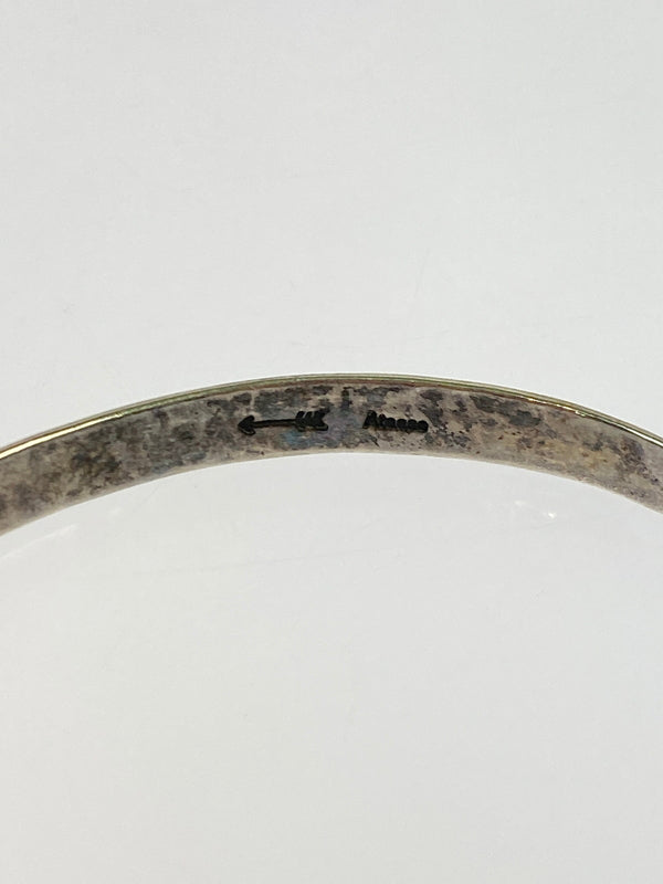 【中古品】【メンズ】 ATASE アティース SIMPLE NAVAJO BRACELET シンプル ナバホ ブレスレット バングル アクセサリー 192-261027-jt-06-min カラー：シルバー 万代Net店