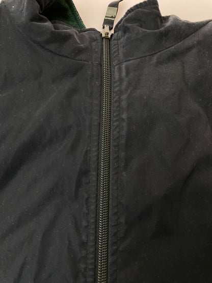 【現状渡し品】【メンズ】 NIKE ナイキ 90S LOGO NYLON JACKET 90年代 ロゴ ナイロンジャケット ヴィンテージ メンズ アウター リバーシブル 146-261030-em-47-min サイズ：XL カラー：ブラック/グリーン 万代Net店
