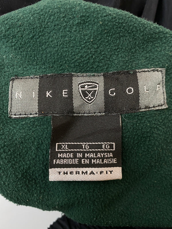 【現状渡し品】【メンズ】 NIKE ナイキ 90S LOGO NYLON JACKET 90年代 ロゴ ナイロンジャケット ヴィンテージ メンズ アウター リバーシブル 146-261030-em-47-min サイズ：XL カラー：ブラック/グリーン 万代Net店