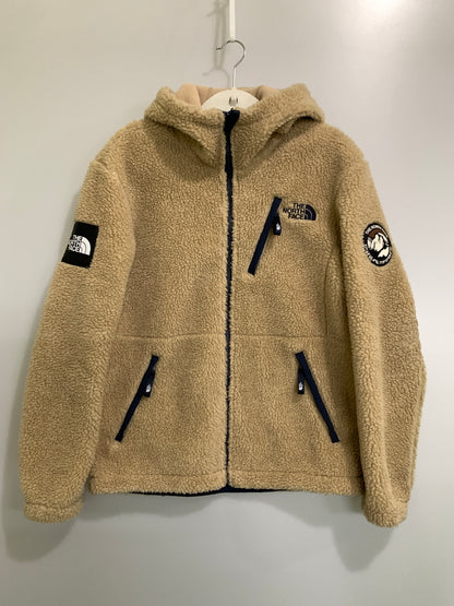 【中古品】【レディース】 THE NORTH FACE WHITE LABEL ザ・ノースフェイス ホワイトレーベル NJ4FL56L RIMO HOOD FLEECE JACKET リモフード フリースジャケット ボアジャケット アウター 169-261024-ta-24-min サイズ：S/90 カラー：キャメル 万代Net店