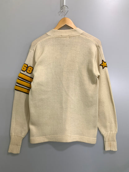【中古品】【メンズ】 OLYMPIC SPORT GOODS,INC. オリンピック・スポーツグッズ 50-60S AWARD CARDIGAN アワードカーディガン ニット トップス 146-261024-ta-19-min サイズ：40 カラー：アイボリー 万代Net店