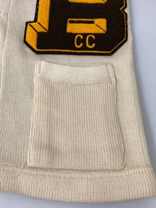 【中古品】【メンズ】 OLYMPIC SPORT GOODS,INC. オリンピック・スポーツグッズ 50-60S AWARD CARDIGAN アワードカーディガン ニット トップス 146-261024-ta-19-min サイズ：40 カラー：アイボリー 万代Net店