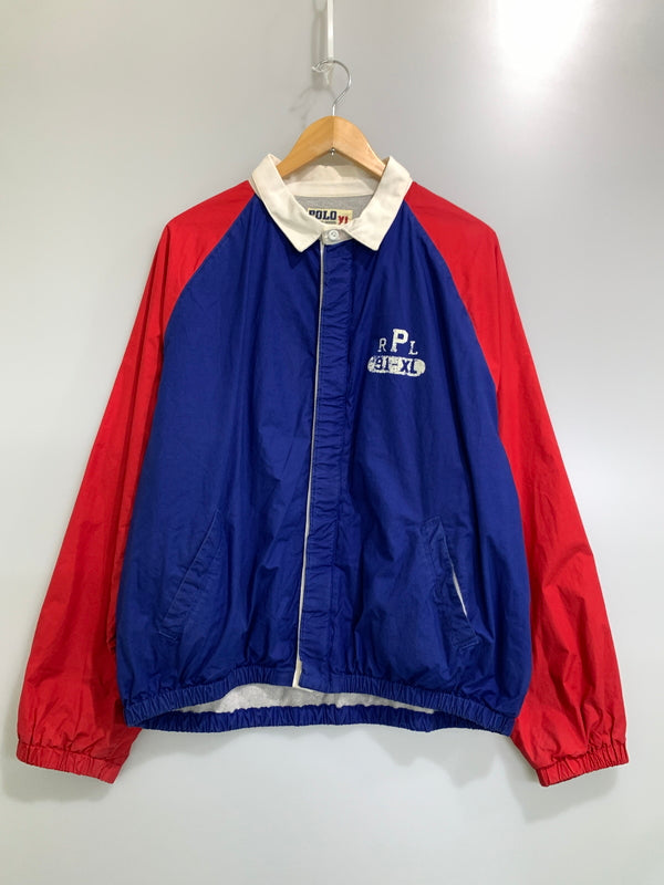 【現状渡し品】【メンズ】 POLO RALPH LAUREN ポロ・ラルフローレン RPL 91-XL NYLON JACKET ナイロンジャケット スイングトップ アウター 146-261024-ta-20-min サイズ：XL カラー：ブルー/レッド/ホワイト 万代Net店