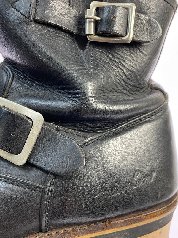 【現状渡し品】【メンズ】 HAWKINS ホーキンス ENGINEER BOOTS エンジニアブーツ GT2663 靴 ブーツ 164-261026-hu-16-min サイズ：8E カラー：ブラック 万代Net店